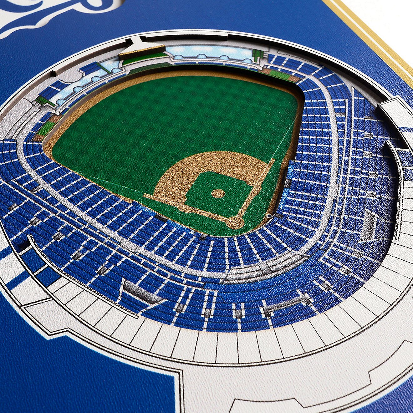 YouTheFan Kansas City Royals 8 x 32 in 3-D Stadium Banner                                                                        - view number 3