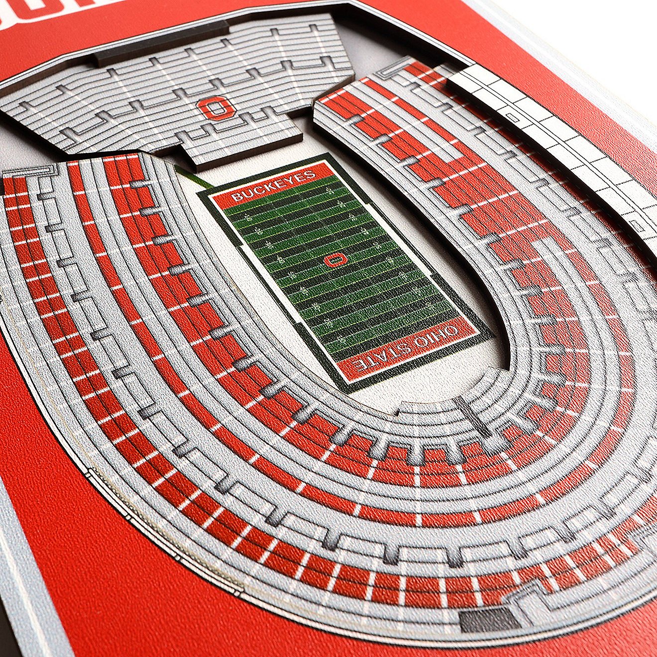 YouTheFan Ohio State University 8 in x 32 in 3-D Stadium Banner                                                                  - view number 3