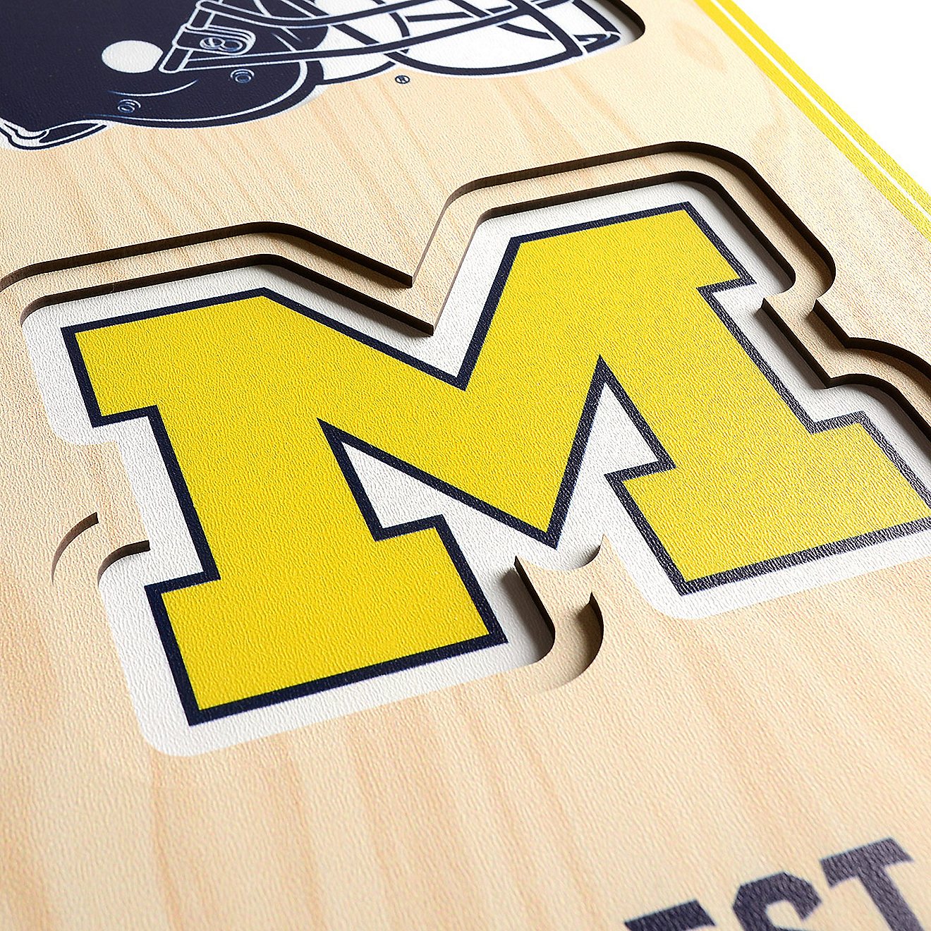 YouTheFan University of Michigan 8 in x 32 in 3-D Stadium Banner                                                                 - view number 4