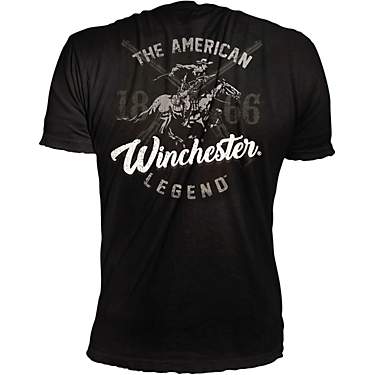 Winchester Men's Cross Gun Rider Graphic Short Sleeve T-shirt                                                                   
