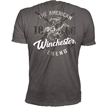 Winchester Men's Cross Gun Rider Graphic Short Sleeve T-shirt                                                                   