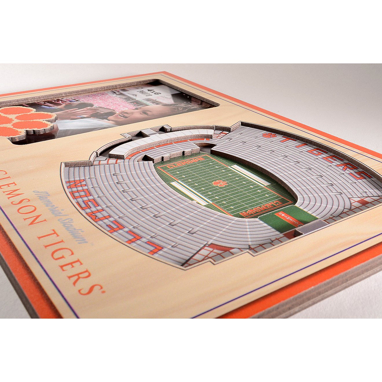 YouTheFan Clemson University 3D Stadium Views Picture Frame                                                                      - view number 3