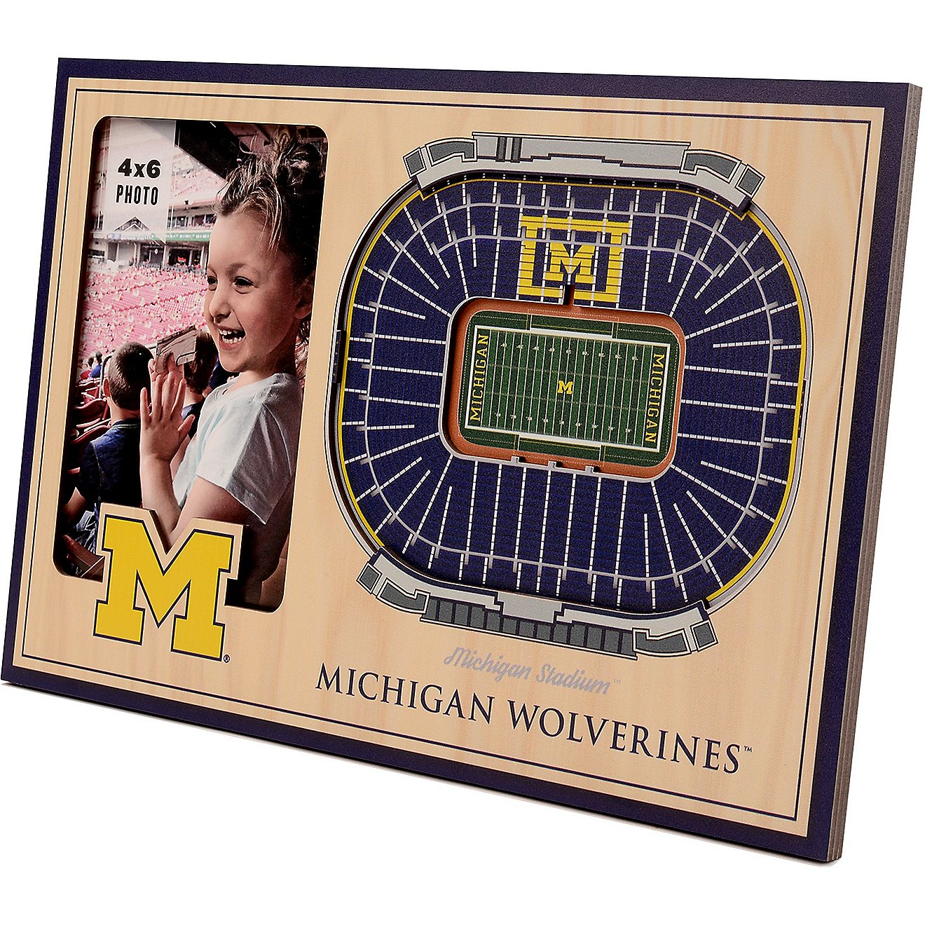 YouTheFan University of Michigan 3D Stadium Views Picture Frame                                                                  - view number 1