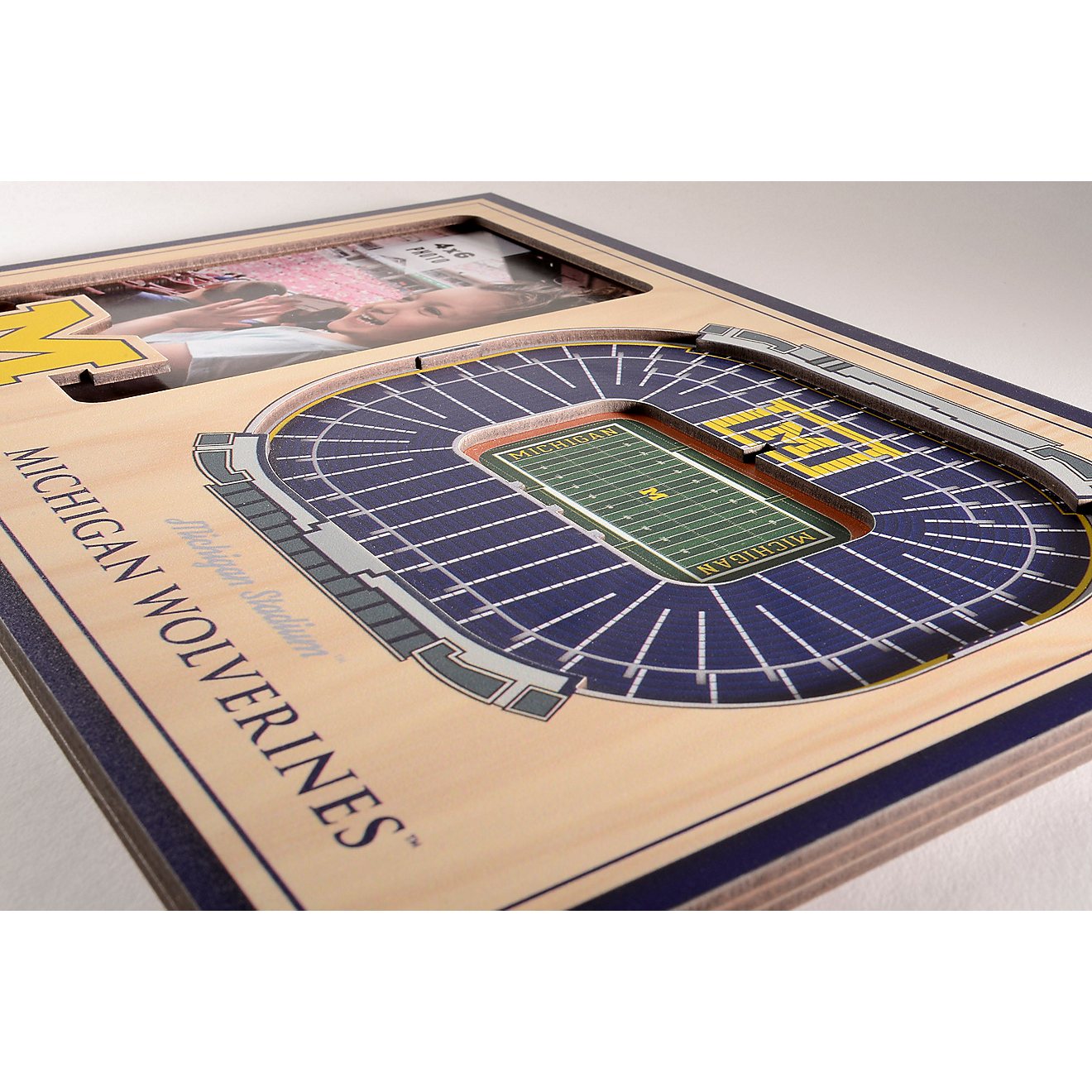 YouTheFan University of Michigan 3D Stadium Views Picture Frame                                                                  - view number 3