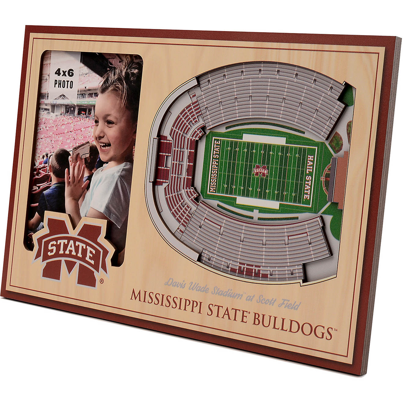 YouTheFan Mississippi State University 3D Stadium Views Picture Frame                                                            - view number 1