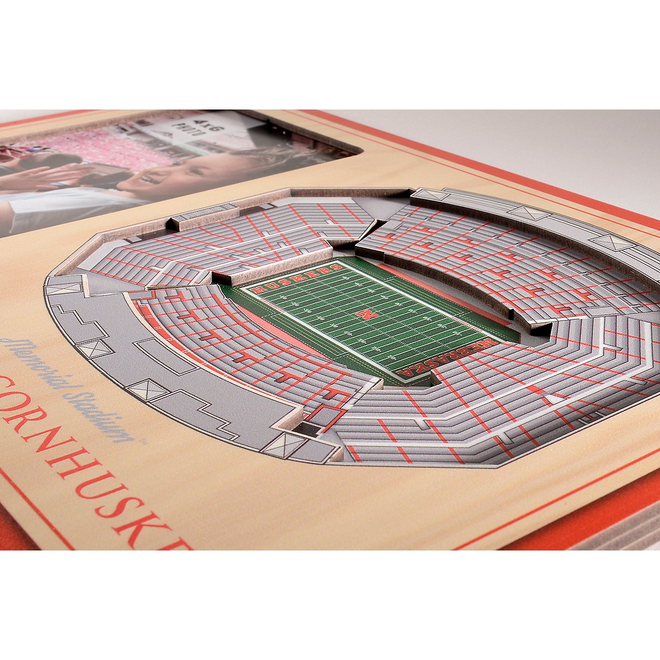 YouTheFan University of Nebraska 3D Stadium Views Picture Frame                                                                  - view number 3
