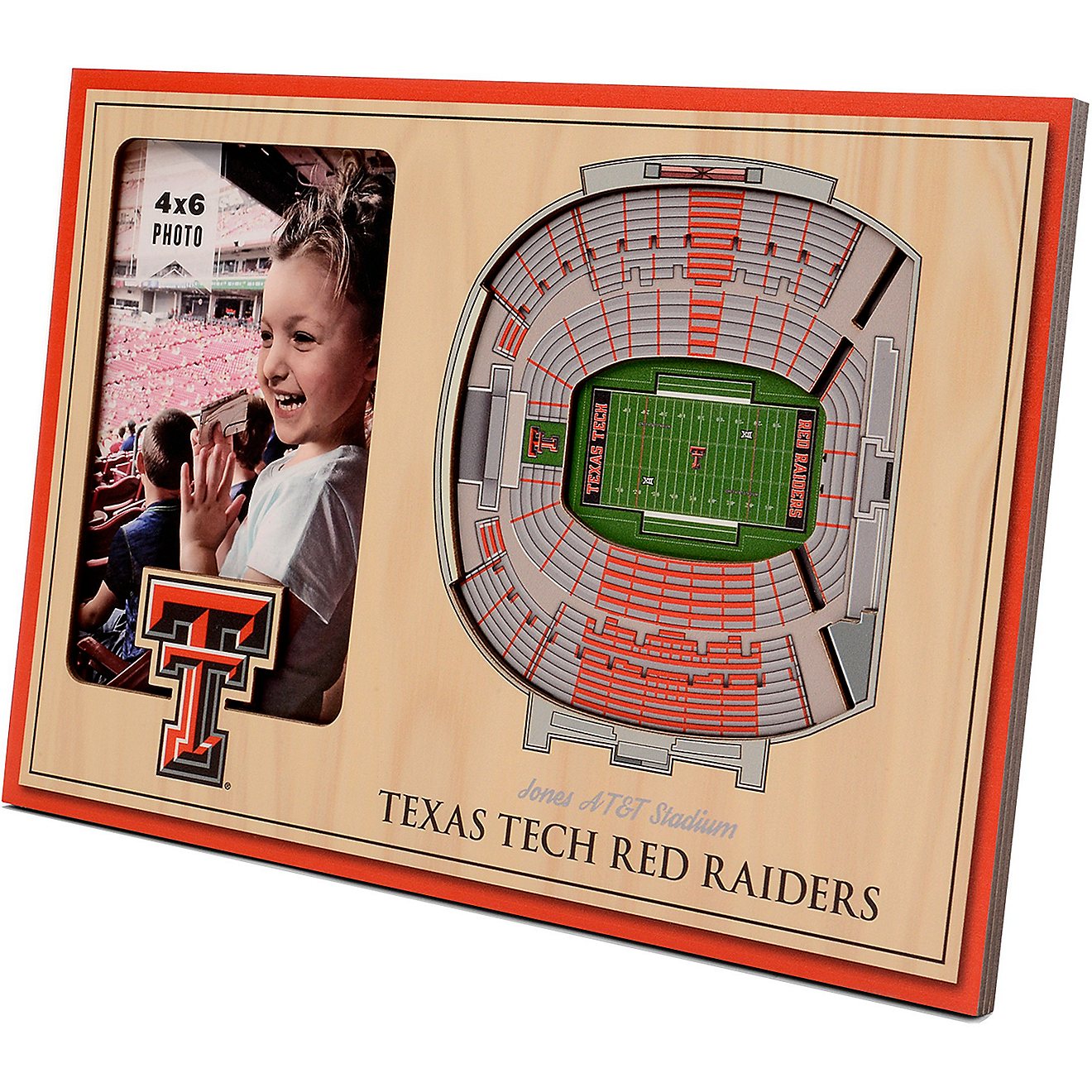 YouTheFan Texas Tech University 3-D Stadium Views Picture Frame                                                                  - view number 1