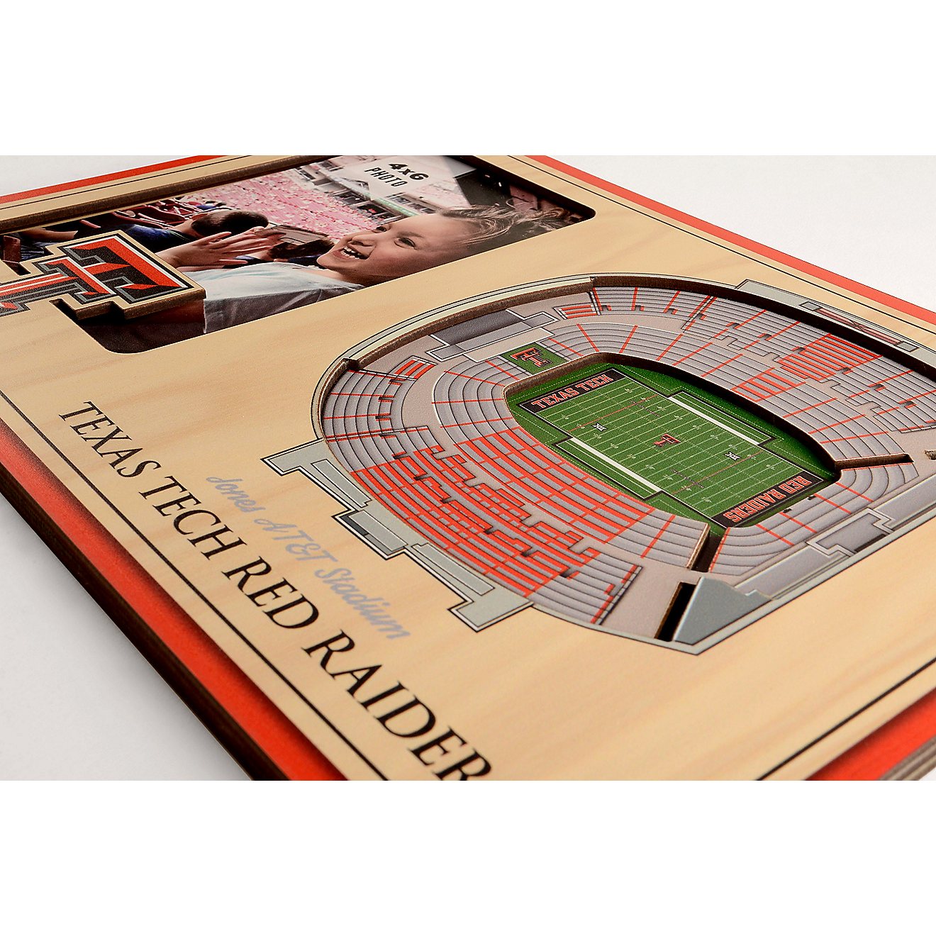 YouTheFan Texas Tech University 3-D Stadium Views Picture Frame                                                                  - view number 3