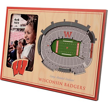 YouTheFan University of Wisconsin 3-D Stadium Views Picture Frame