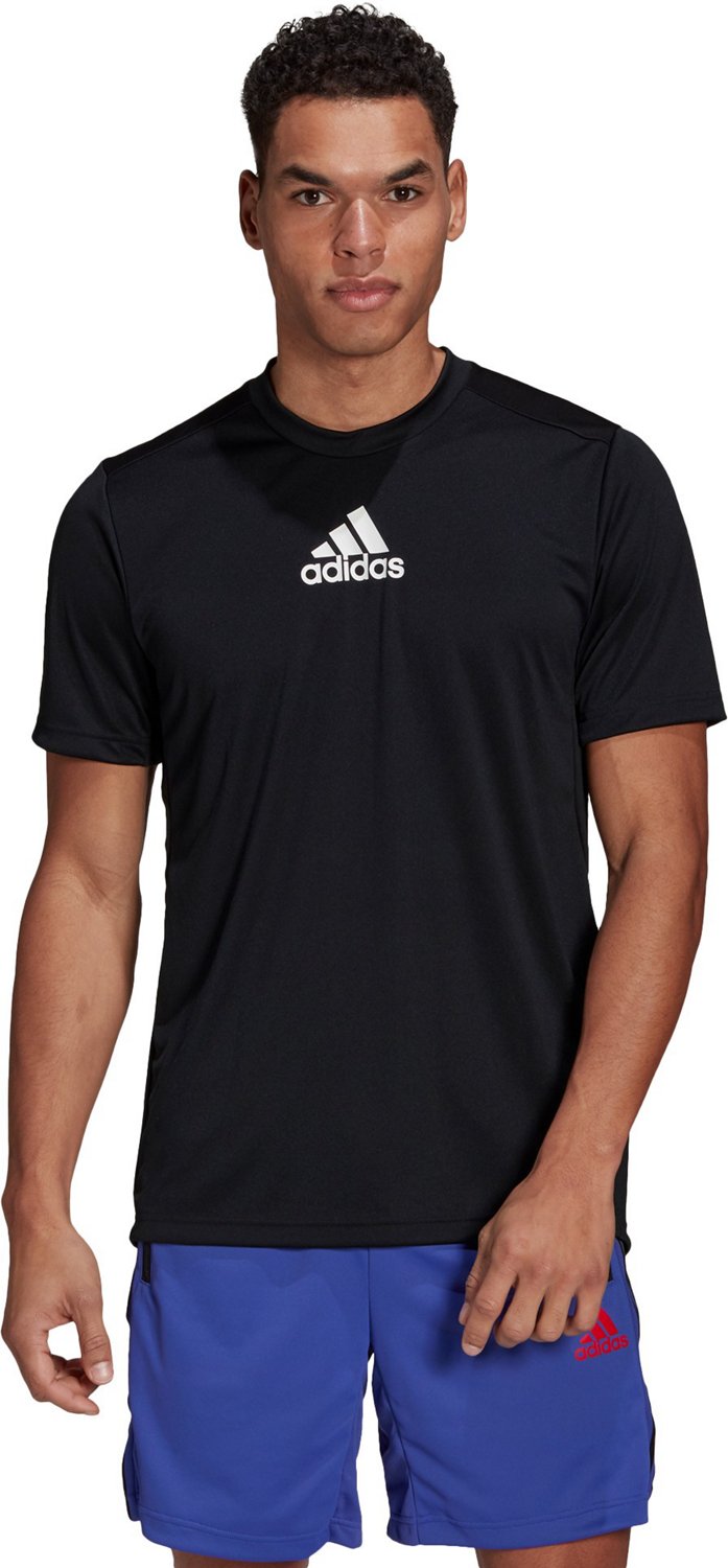 Adidas Men's D2M 3-Stripes Back T-shirt | Academy