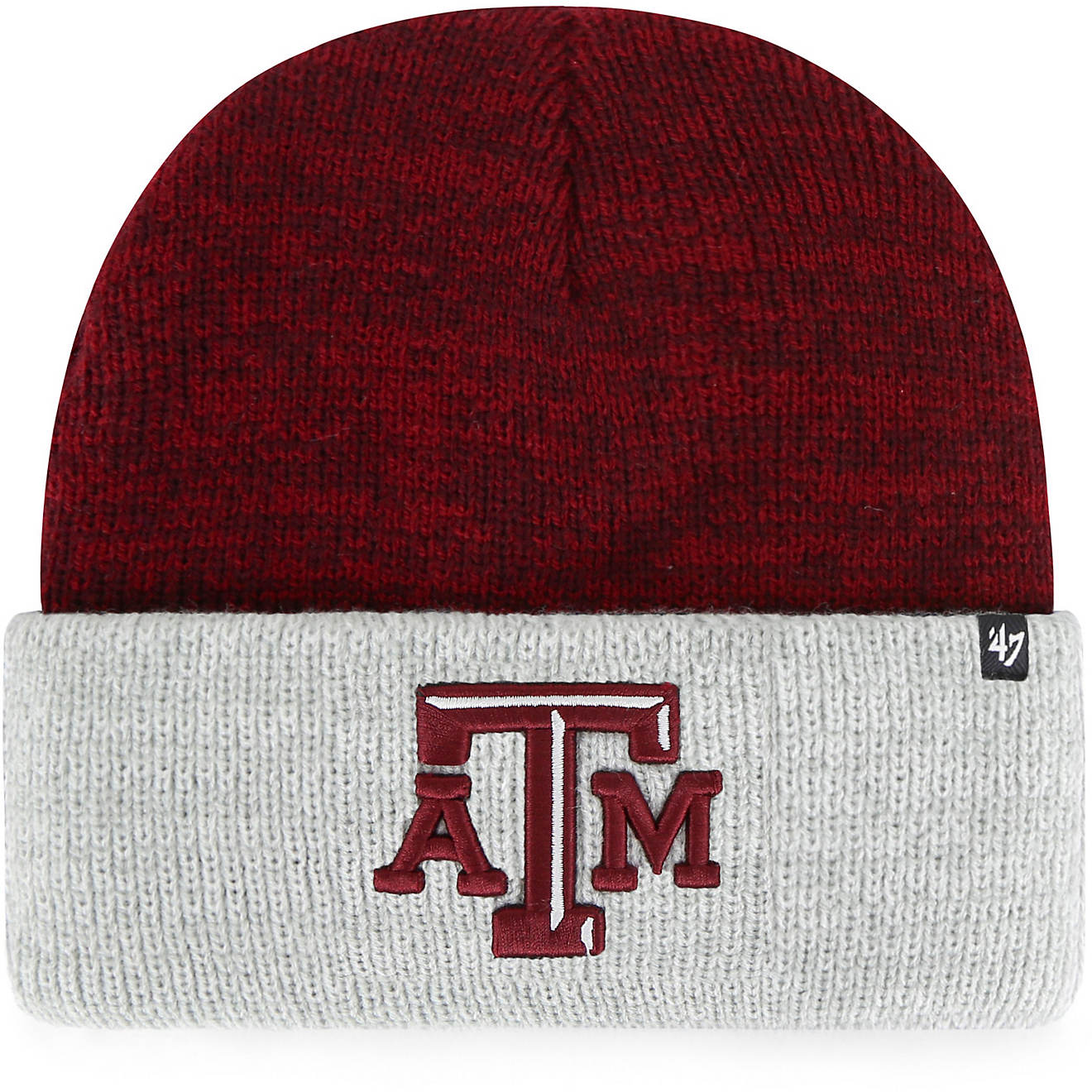 '47 Texas A&M University 2-Tone Brain Freeze Cuff Knit Cap                                                                       - view number 1