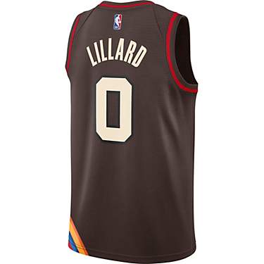 Nike Men's Portland Trail Blazers Damian Lillard 20 City Edition Swingman Jersey                                                