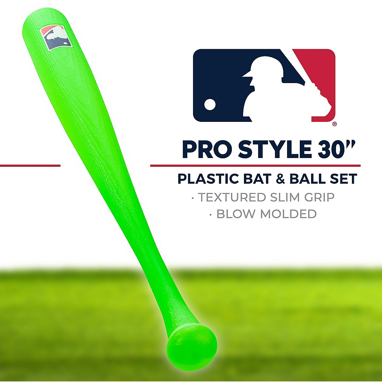 Franklin MLB 30 in Authentic Plastic Bat & Ball Set                                                                              - view number 6