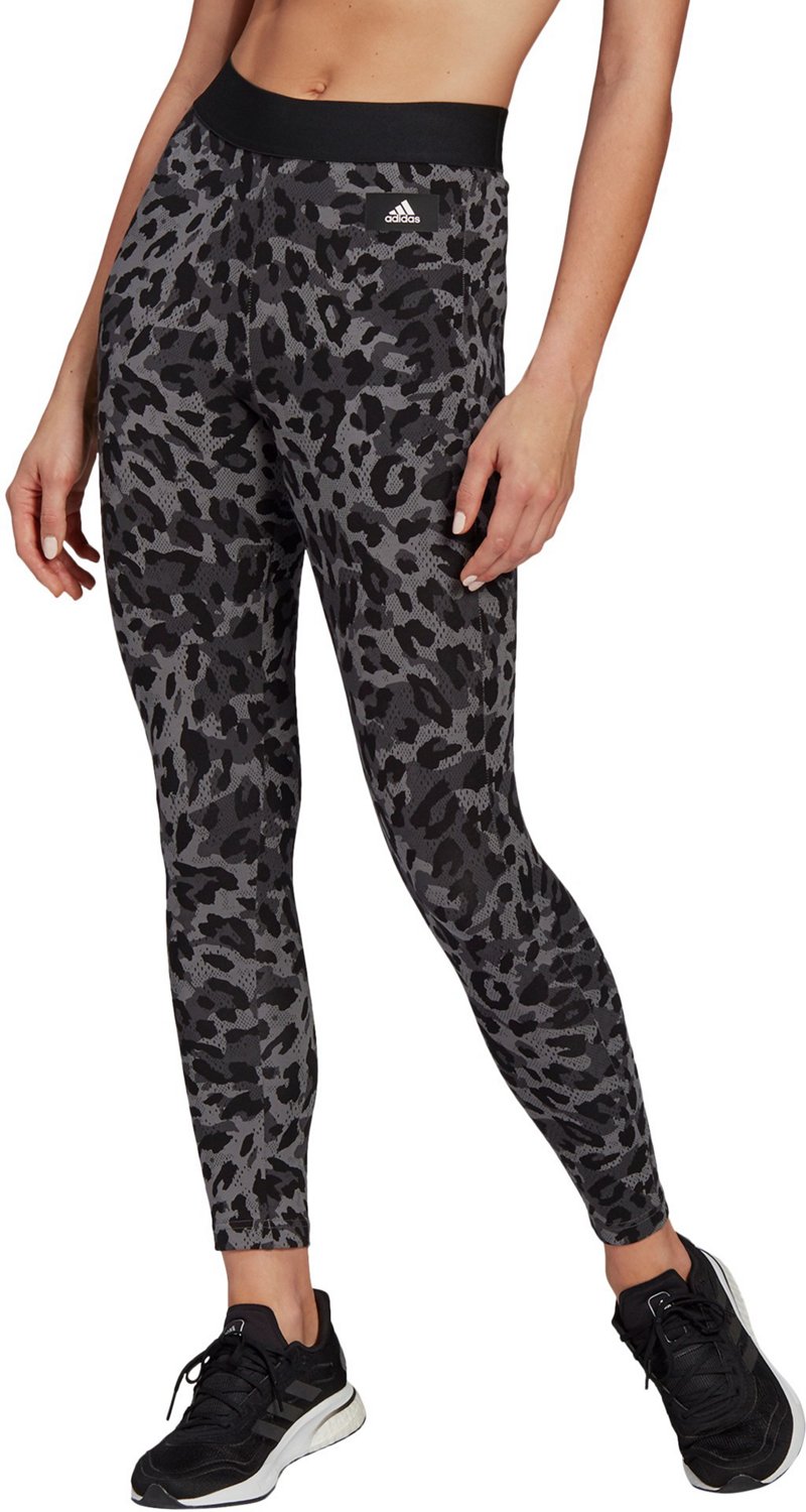 adidas Women’s Sportswear Leopard Print Leggings Academy