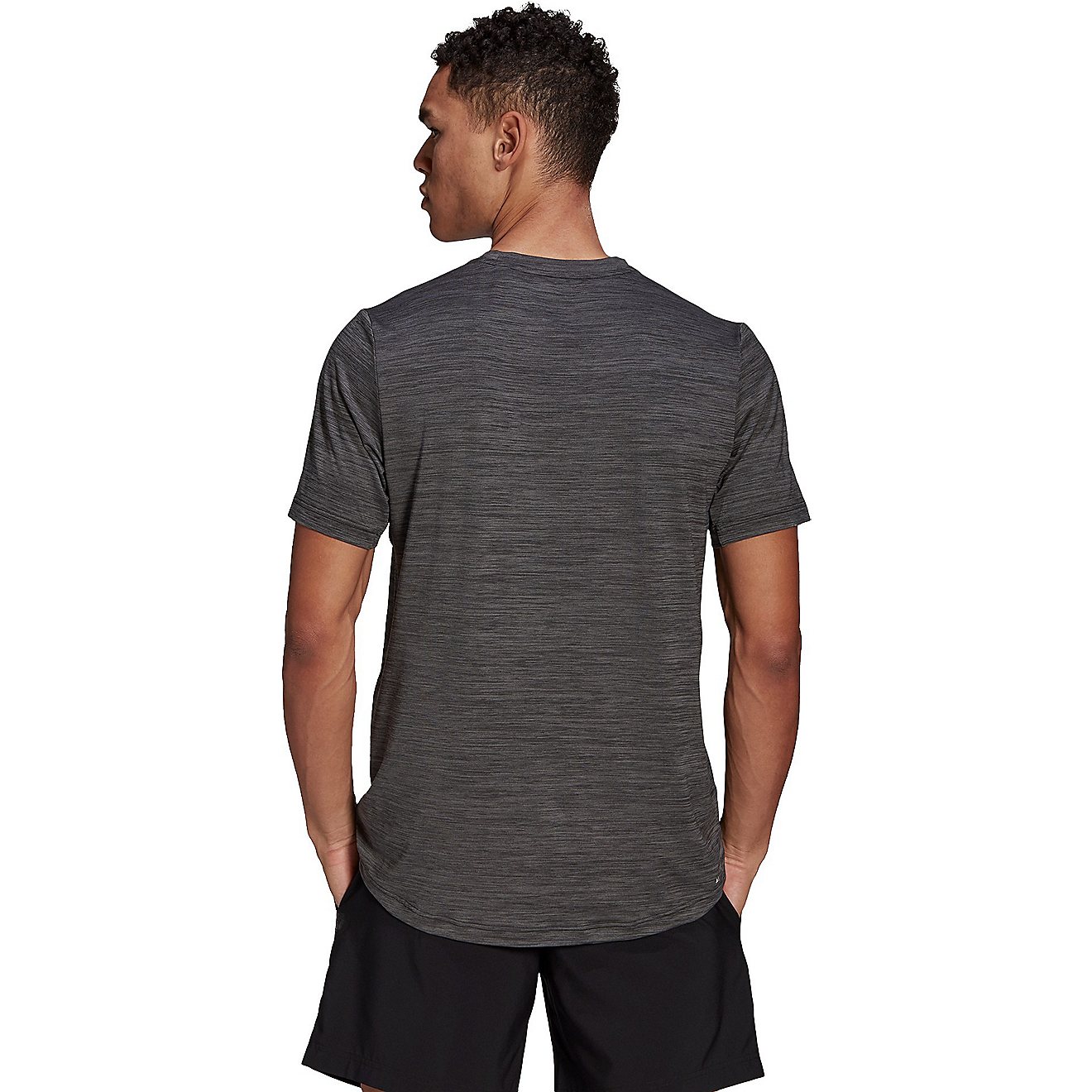 Adidas Men's AEROREADY Designed 2 Move Sport Stretch Short Sleeve T-shirt                                                        - view number 2