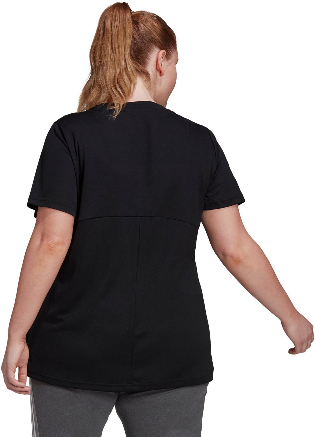 Adidas Women's Plus Size Designed 2 Move Short Sleeve Tshirt Academy