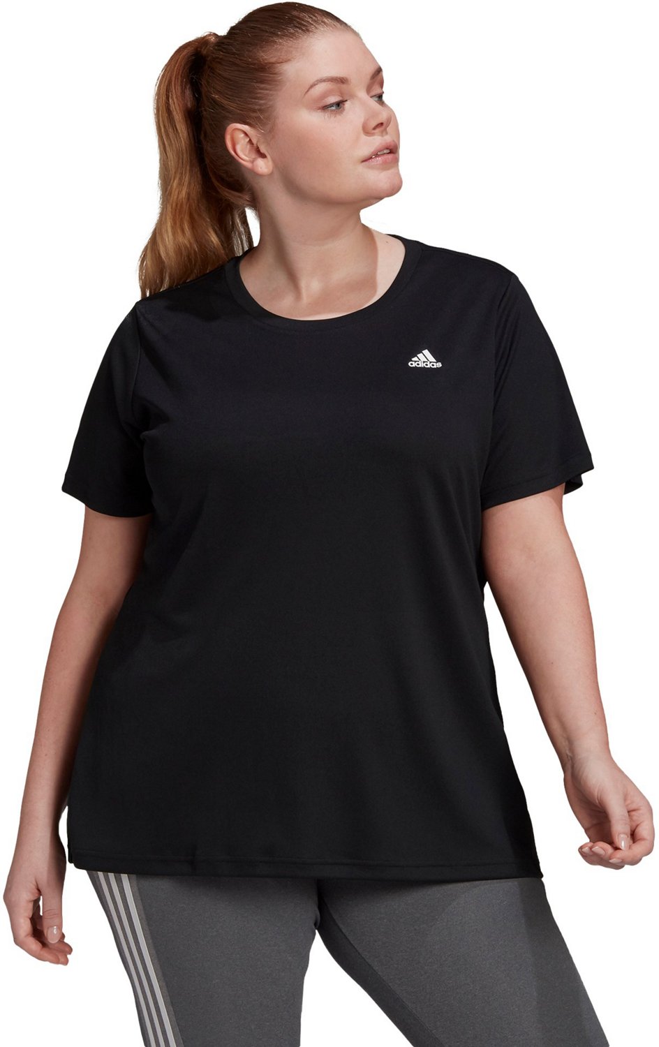 adidas women's plus size shirts