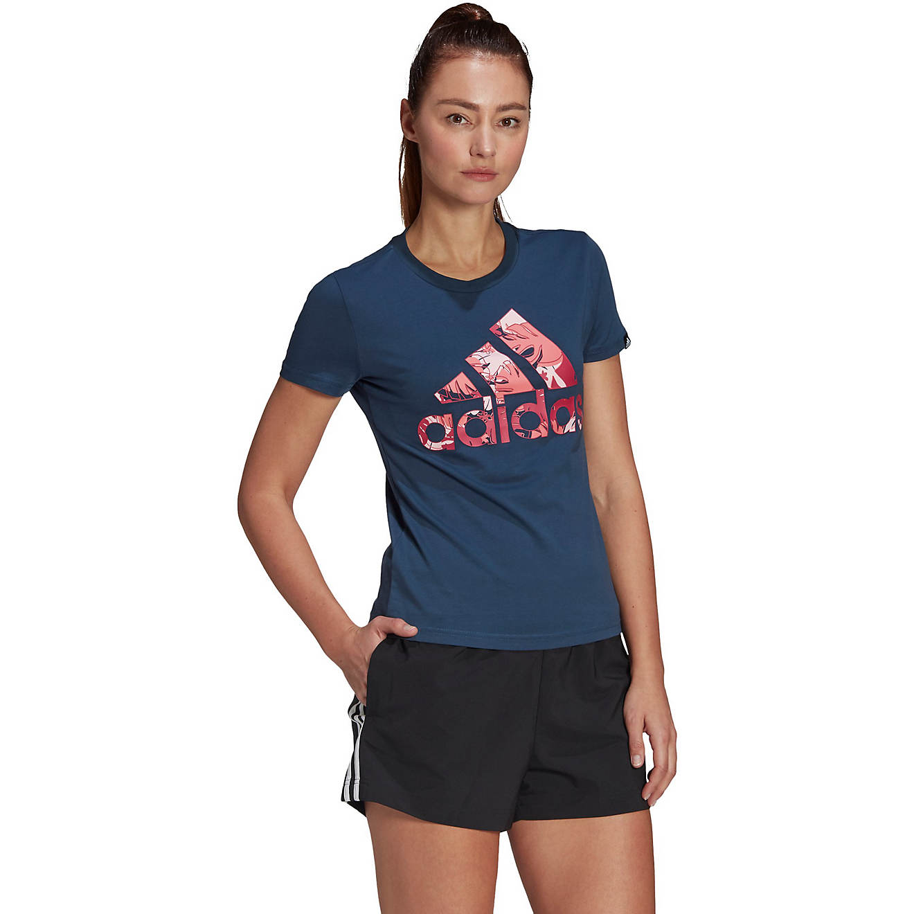 adidas Women's BOS Tropical Graphic T-shirt                                                                                      - view number 1