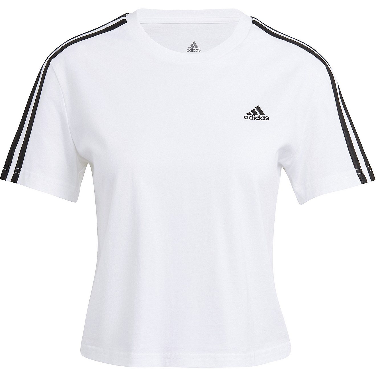 Adidas Women's 3-Stripes Cropped T-shirt                                                                                         - view number 6