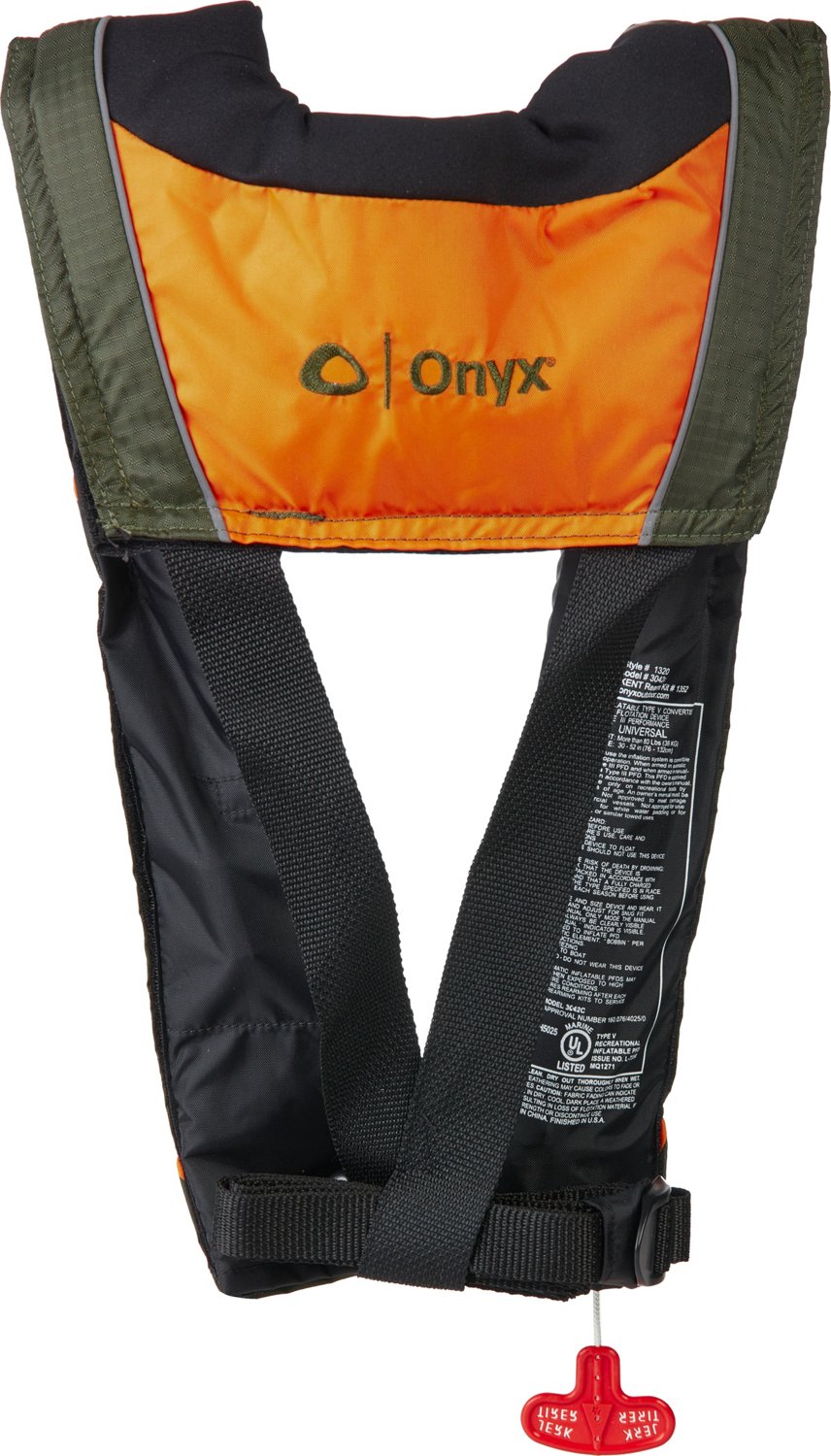 Onyx Outdoor A/M 24 Automatic/Manual Inflatable Life Jacket Academy