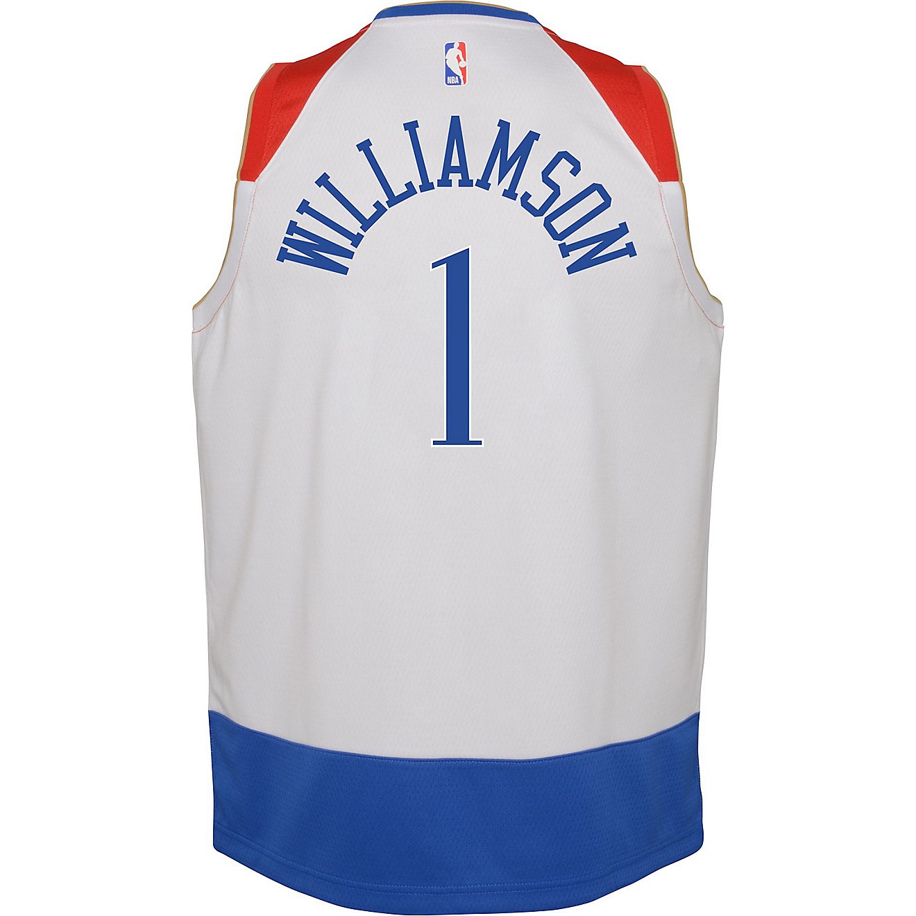 Nike Boys' New Orleans Pelicans Zion Williamson #1 City Edition Swingman Jersey                                                  - view number 2