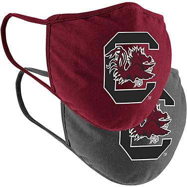 Colosseum Athletics University of South Carolina Cotton Face Masks 2-Pack                                                       