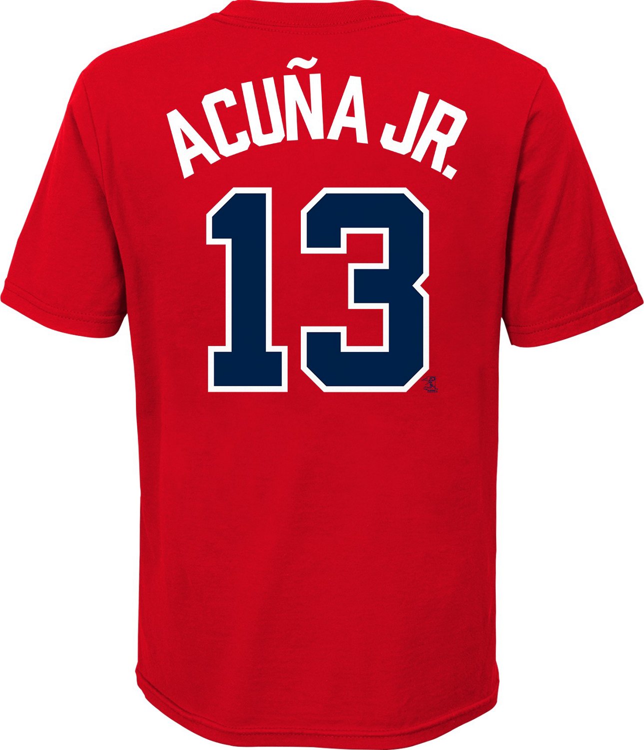 Nike Boys' Atlanta Braves Ronald Acuña Jr. #13 Short Sleeve T-shirt ...