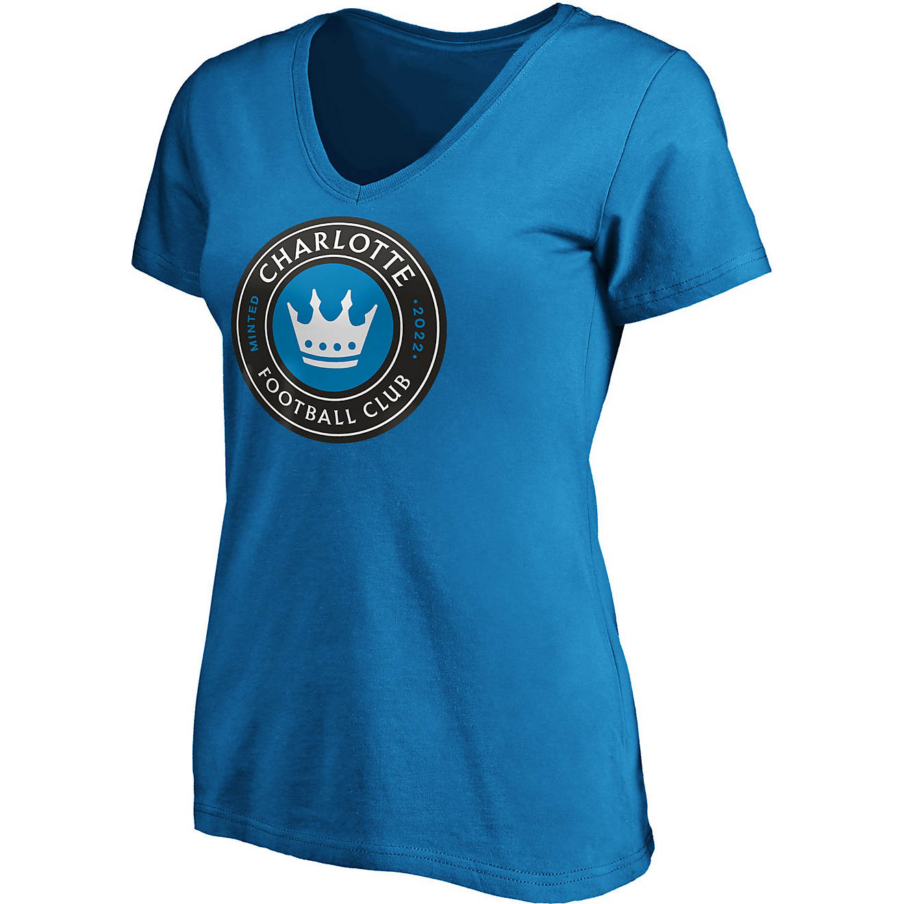 Charlotte FC Women's Official Logo T-shirt                                                                                       - view number 1