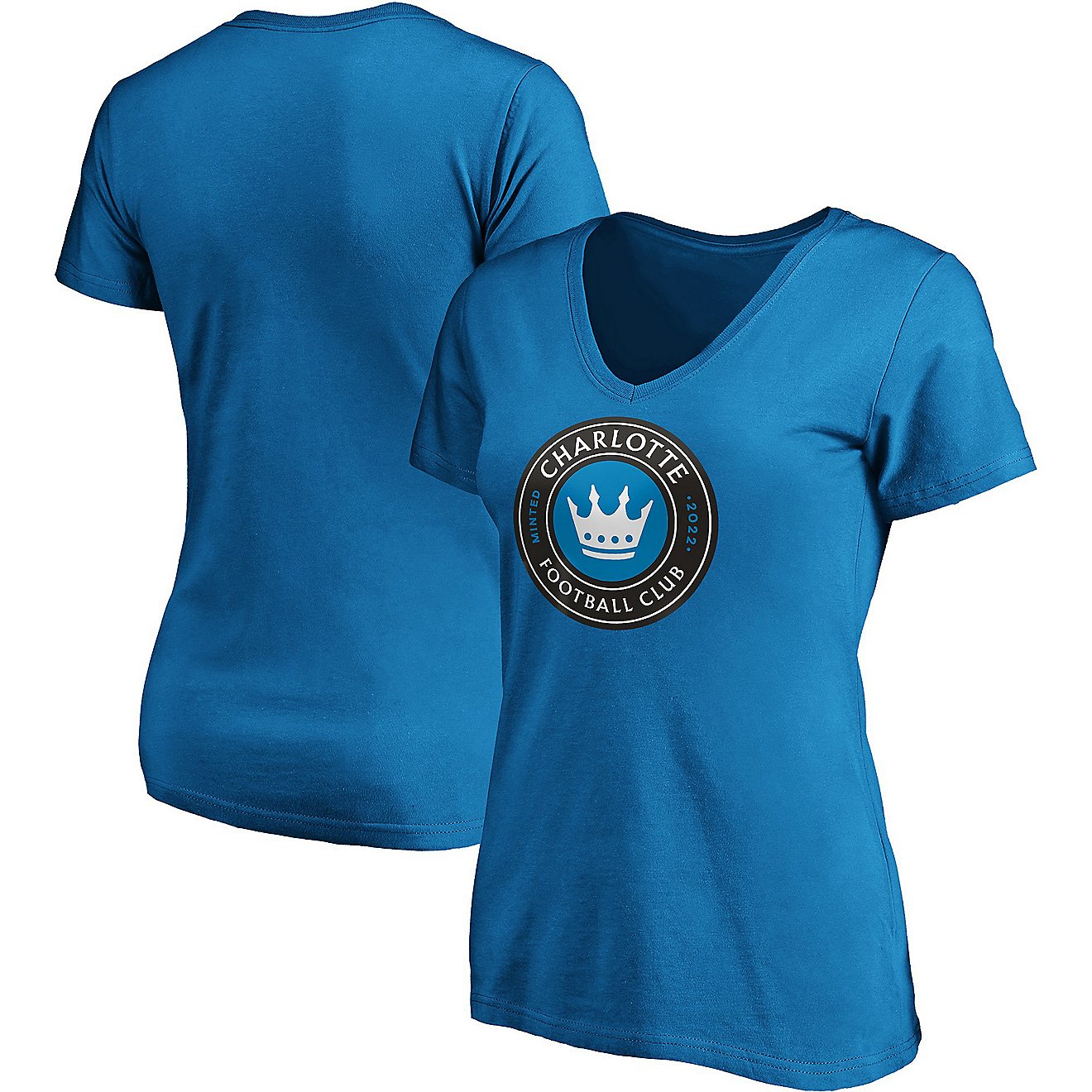 Charlotte FC Women's Official Logo T-shirt                                                                                       - view number 3