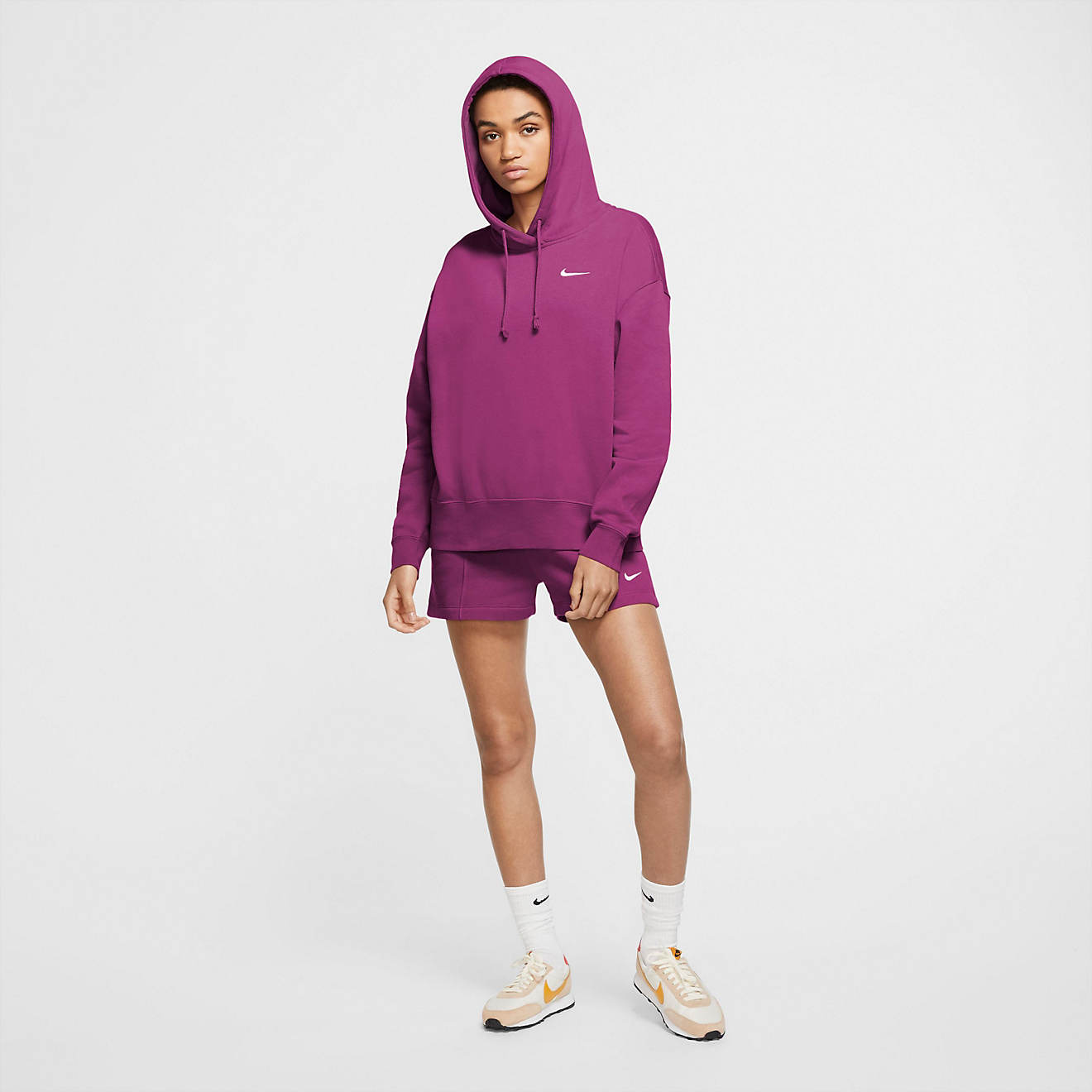 Nike Women's Plus Size Sportswear Fleece Pullover Hoodie                                                                         - view number 1