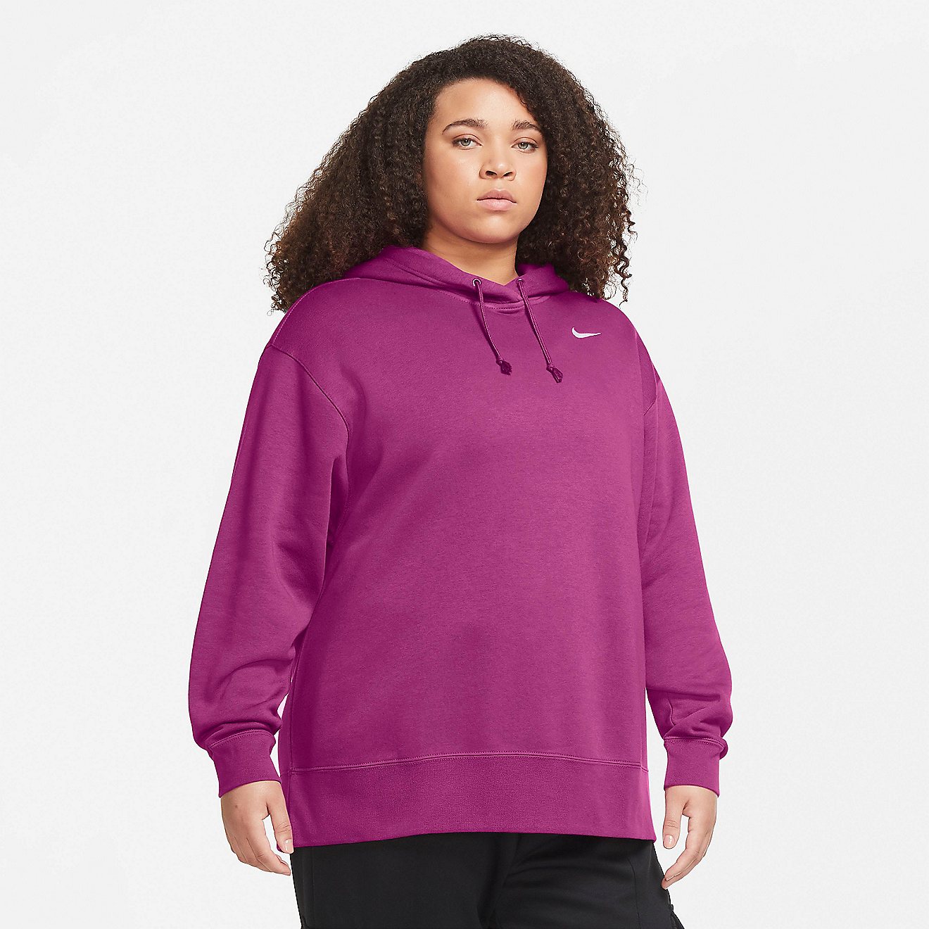 Nike Women's Plus Size Sportswear Fleece Pullover Hoodie                                                                         - view number 2
