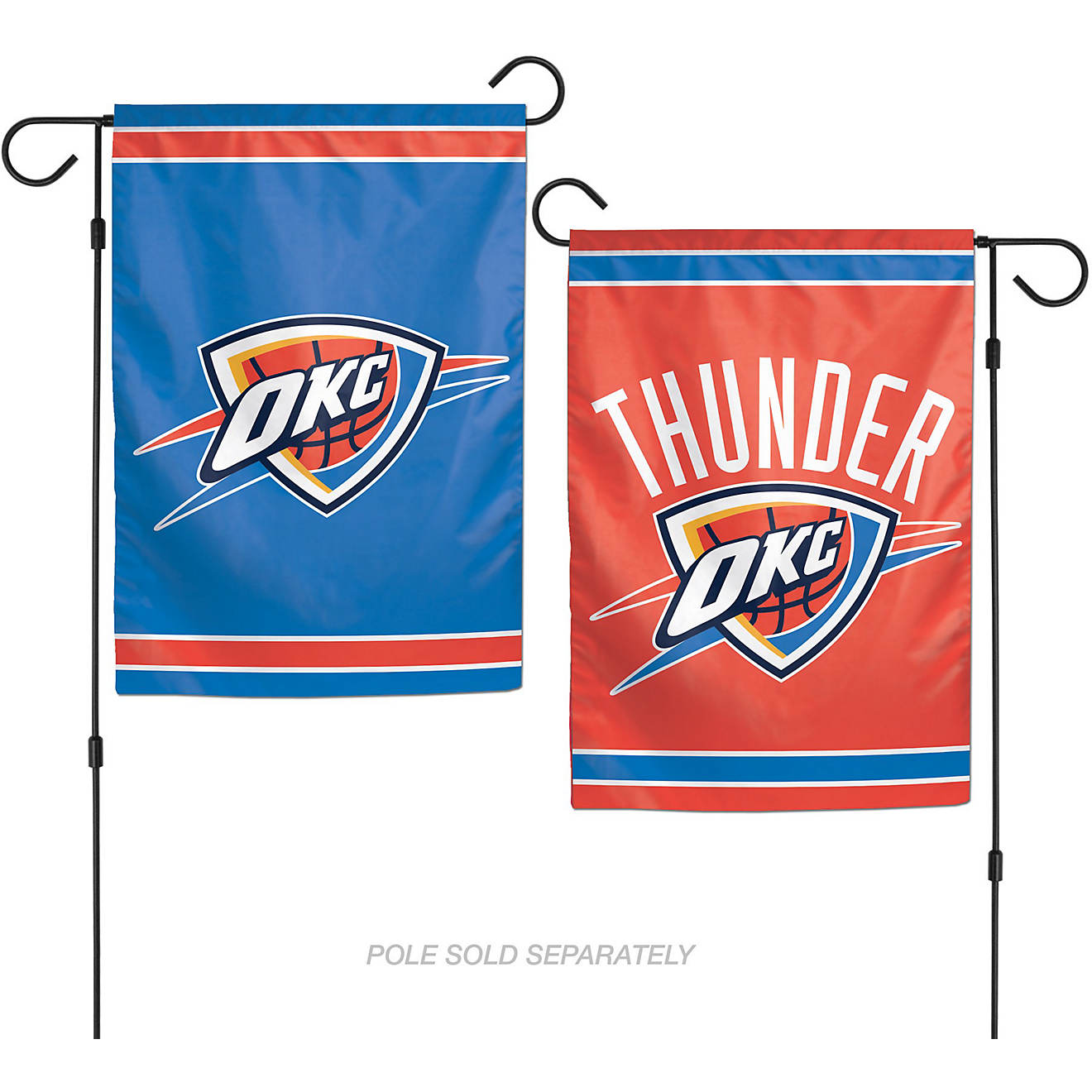 WinCraft Oklahoma City Thunder 2-Sided Garden Flag                                                                               - view number 1