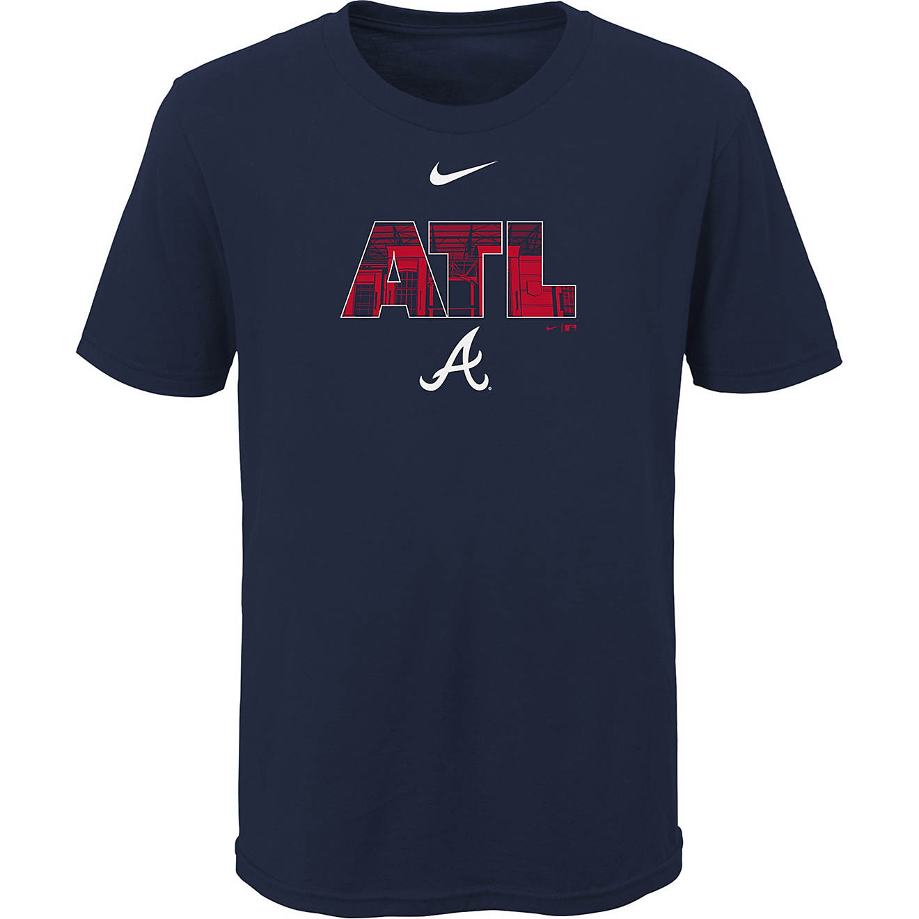Nike Boys' Atlanta Braves City Highlight T-shirt                                                                                 - view number 1