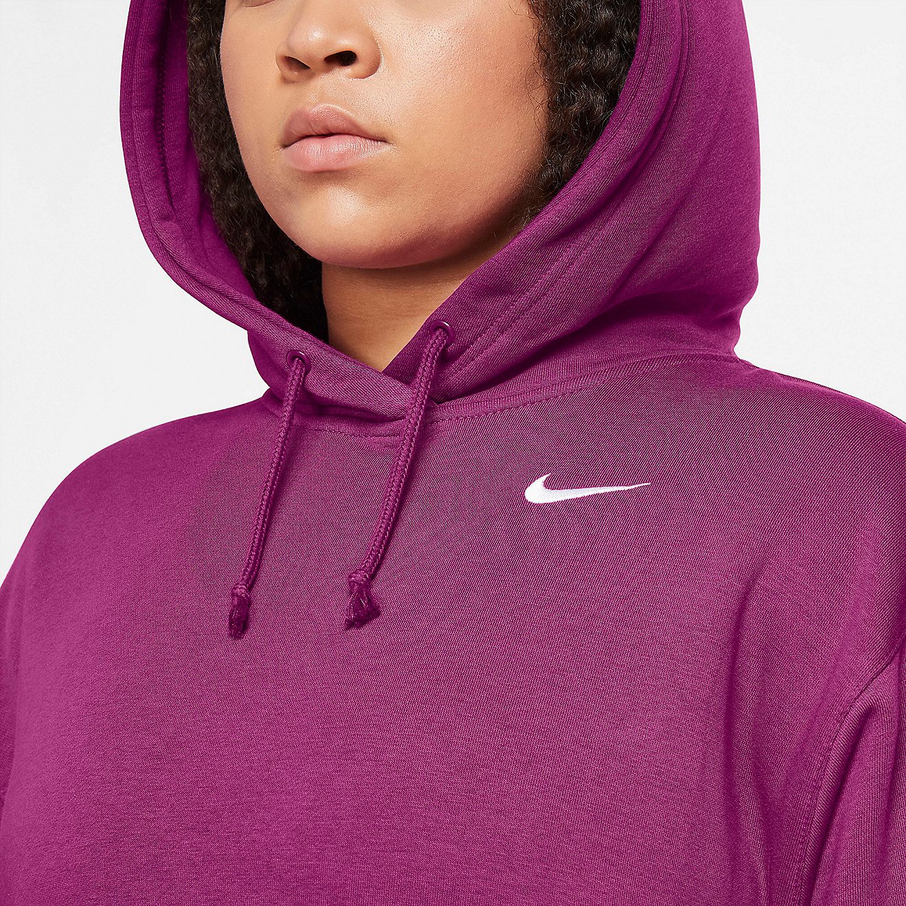 Nike Women's Plus Size Sportswear Fleece Pullover Hoodie                                                                         - view number 4
