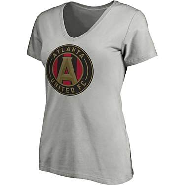 Atlanta United FC Women's Official Logo V-neck T-shirt                                                                          