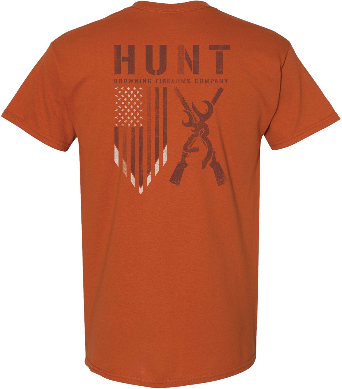 Browning Men's Hunt Flag Graphic Tshirt Academy