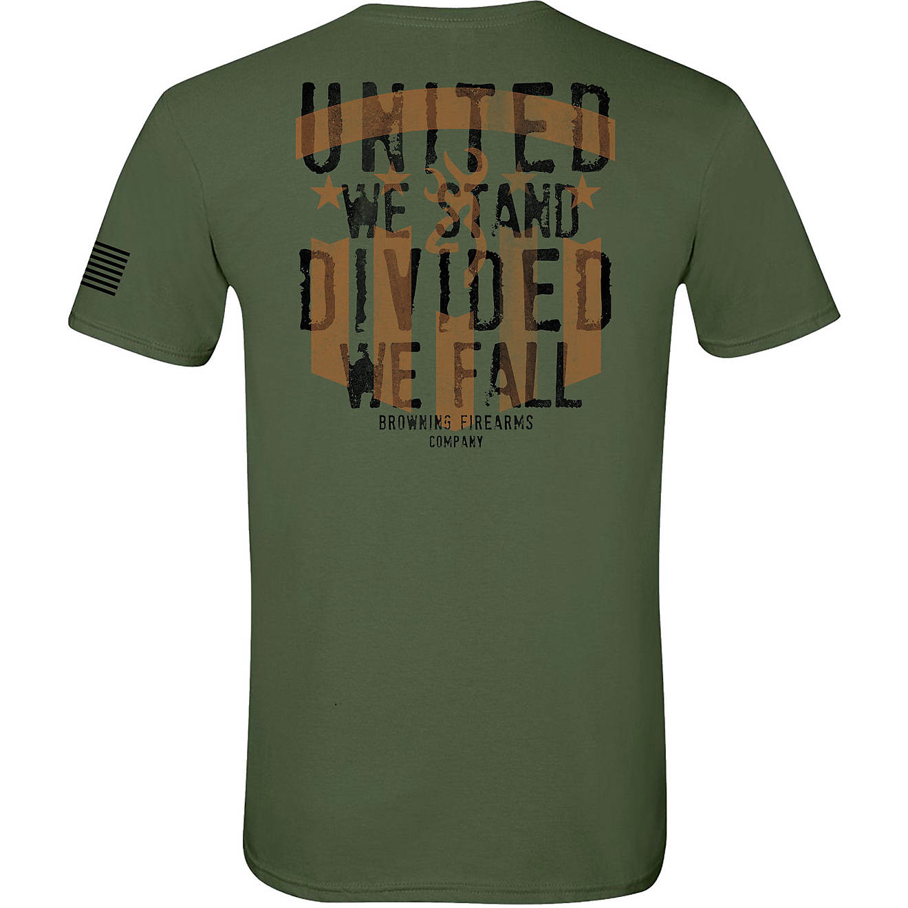 Browning Men's United We Stand Short Sleeve T-shirt                                                                              - view number 1