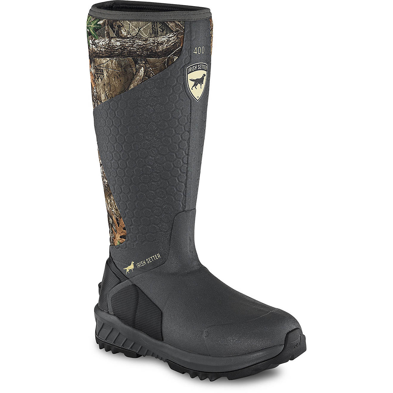 Irish Setter Adults' MudTrek Waterproof Insulated Pull-On Rubber Boots                                                           - view number 1