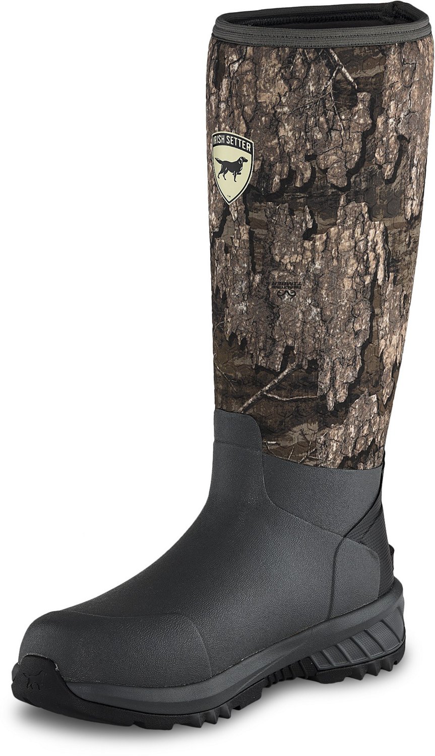 Irish Setter Adults' MUDTREK Waterproof Pull-On Rubber Hunting Boots | Academy