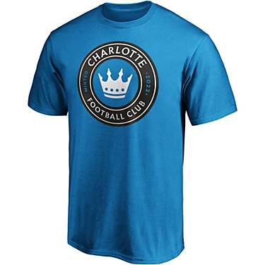 Charlotte FC Men's Official Logo T-shirt                                                                                        
