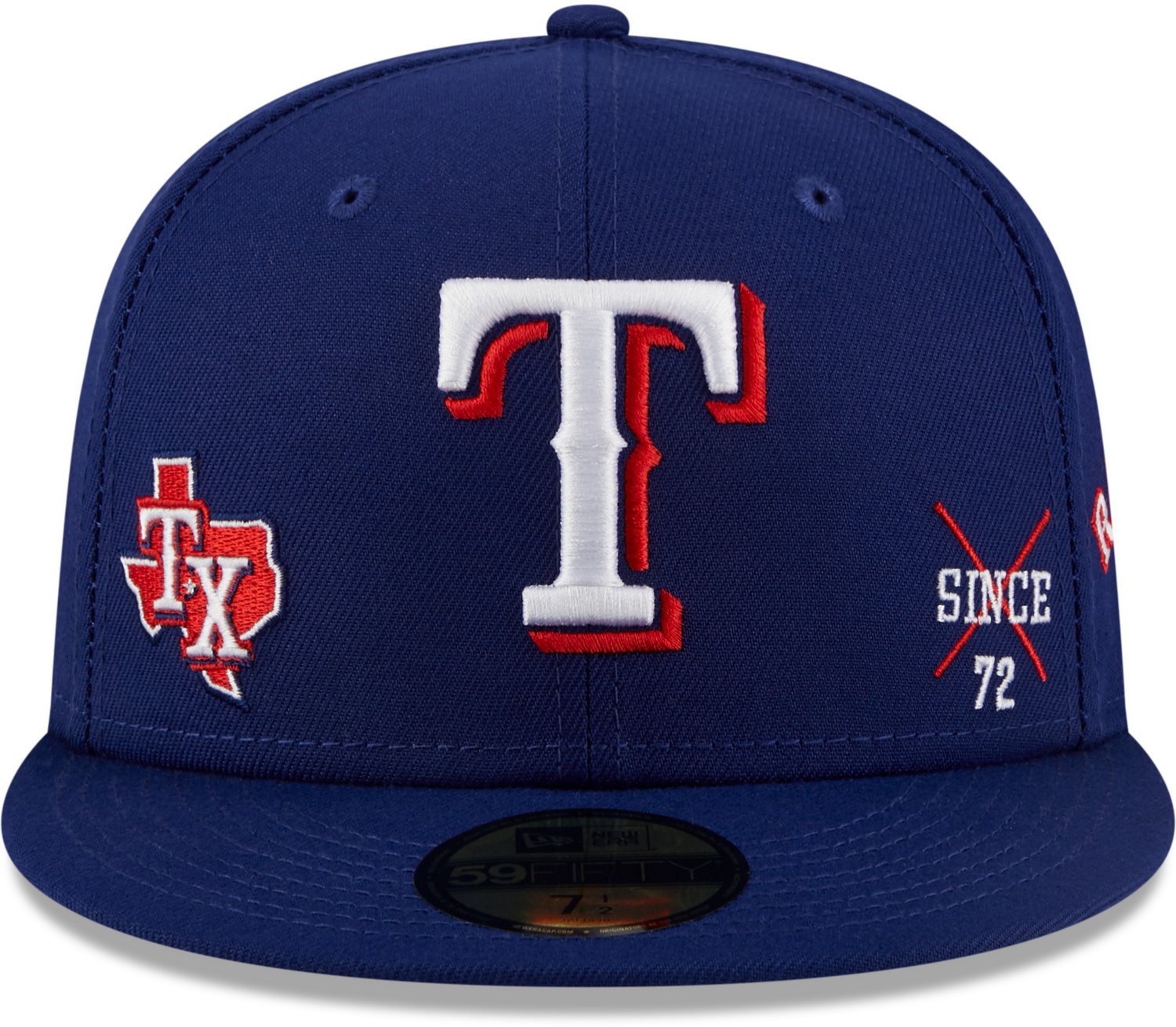 New Era Men's Texas Rangers Multi 59FIFTY Cap Academy