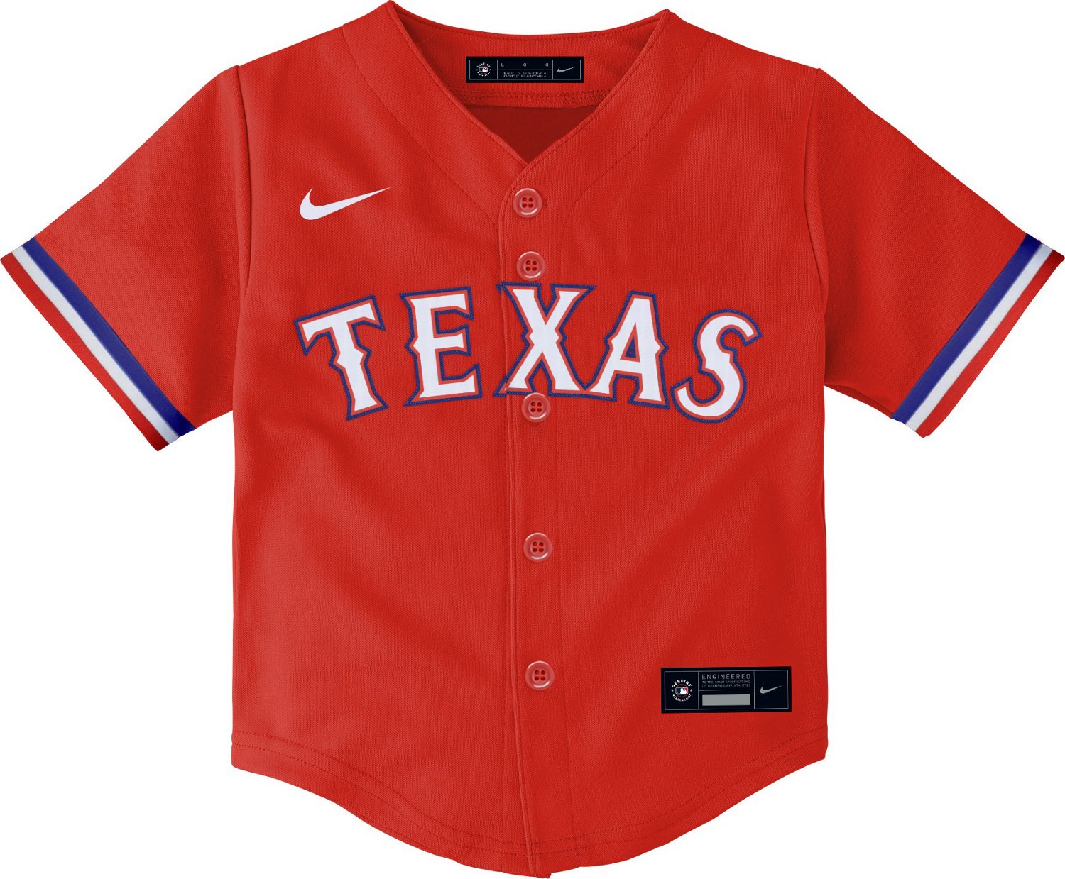 texas rangers jersey nike