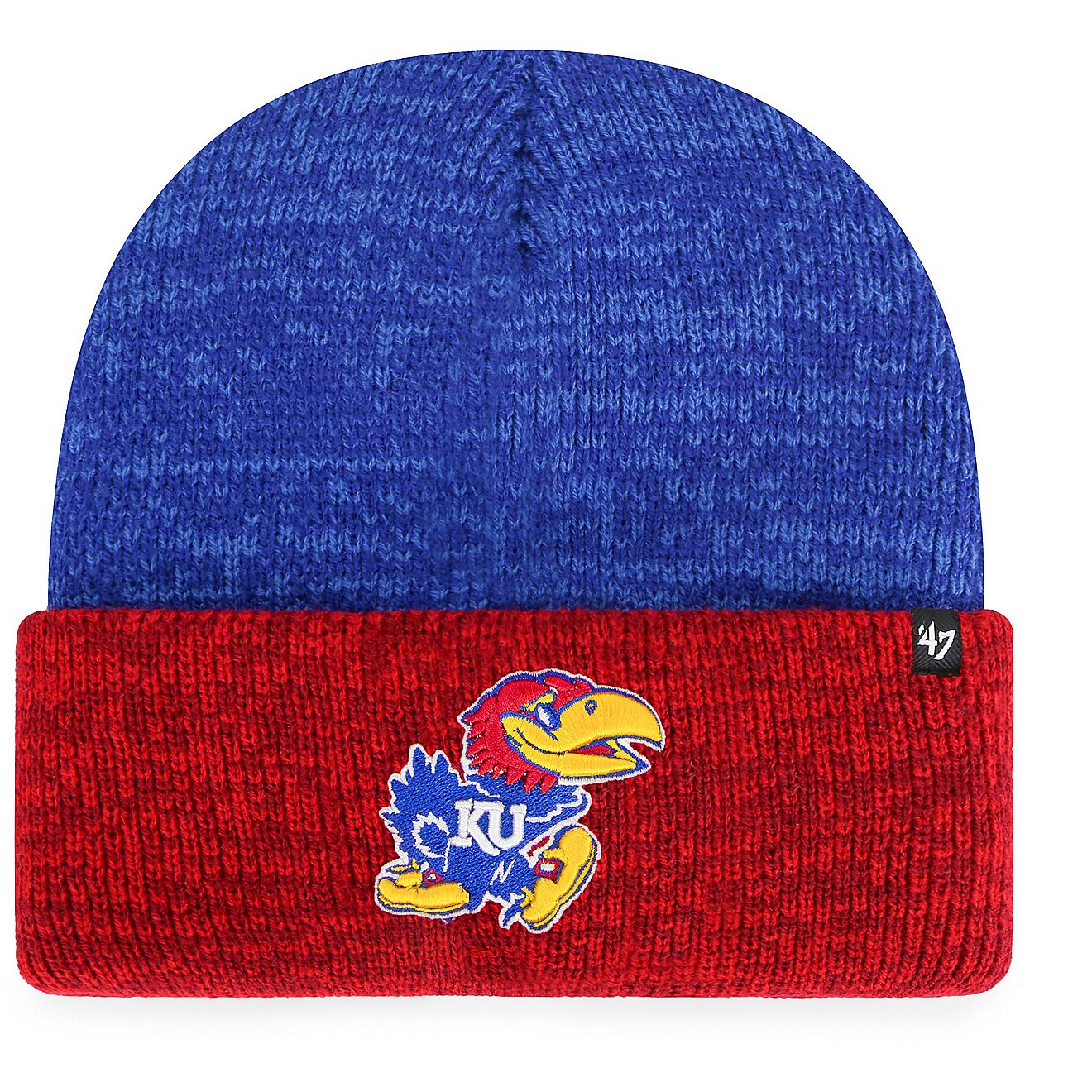 '47 University of Kansas 2-Tone Brain Freeze Knit Hat                                                                            - view number 1