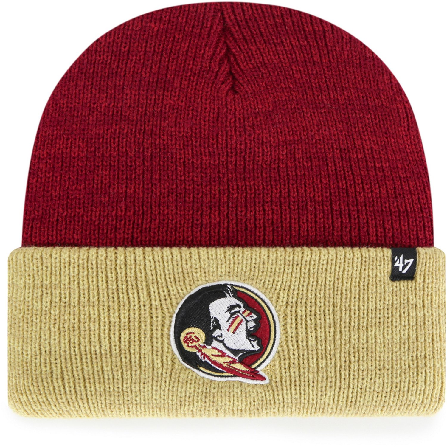 '47 Florida State University 2Tone Brain Freeze Knit Hat Academy