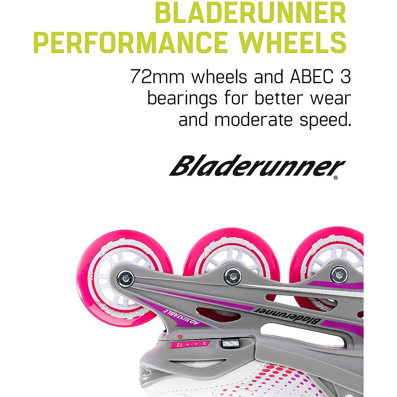 Rollerblade Girls' Bladerunner Phoenix Adjustable In-Line Skates                                                                 - view number 7