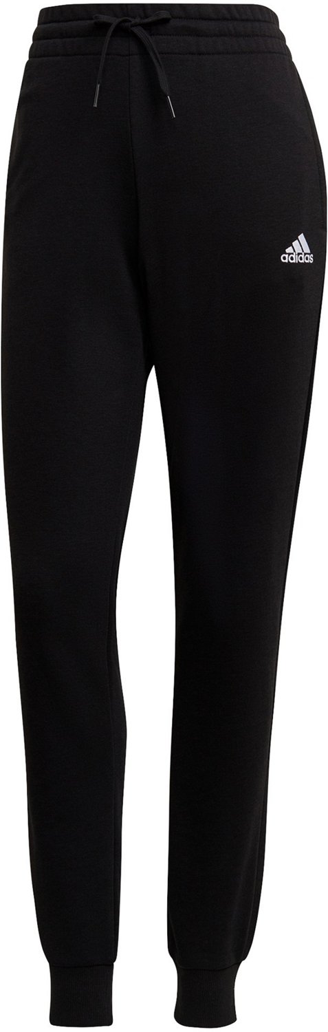adidas Women's Linear Essentials Slim Tapered Cuffed Jogger Pants Academy