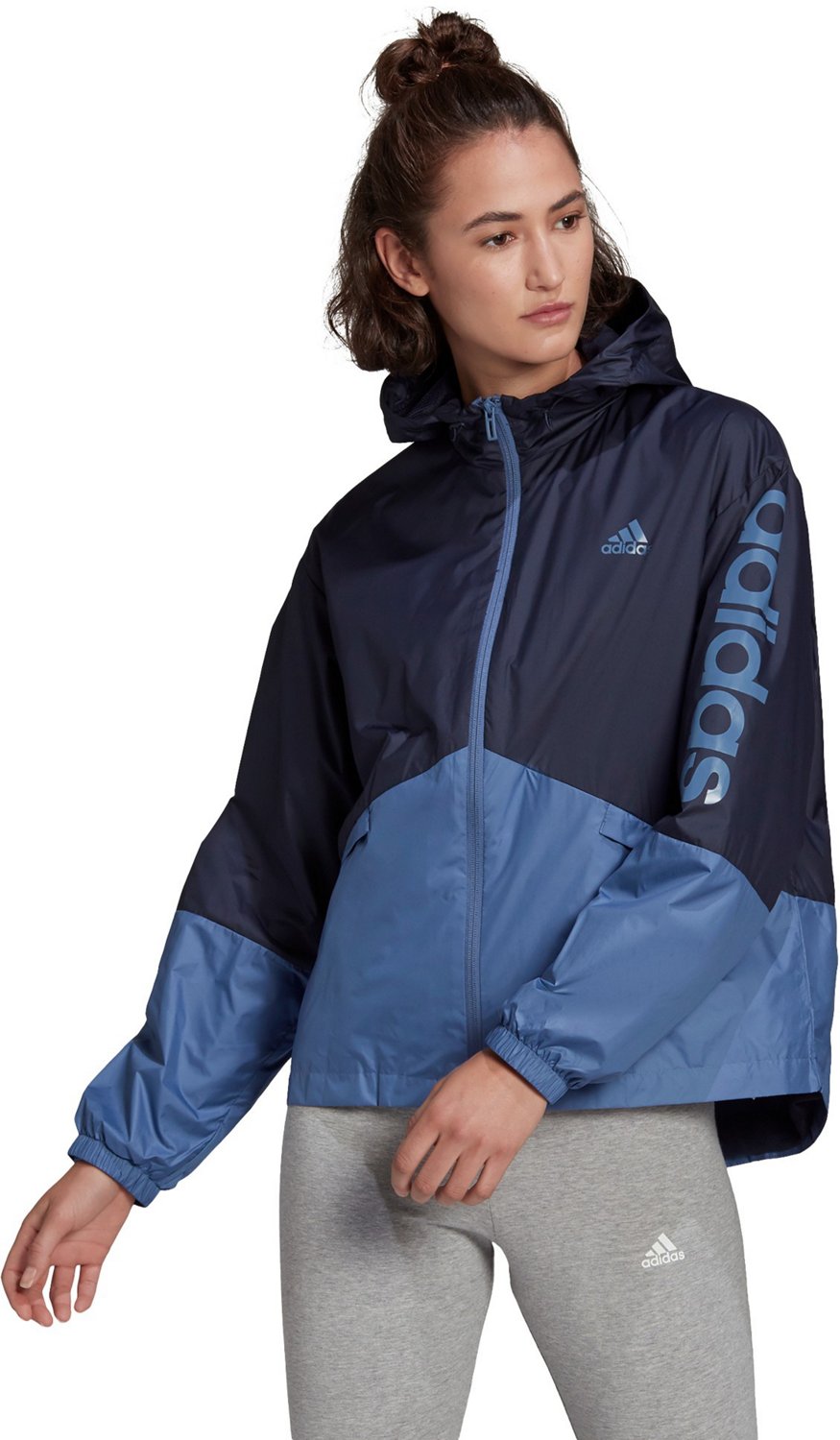 adidas women's outline windbreaker jacket