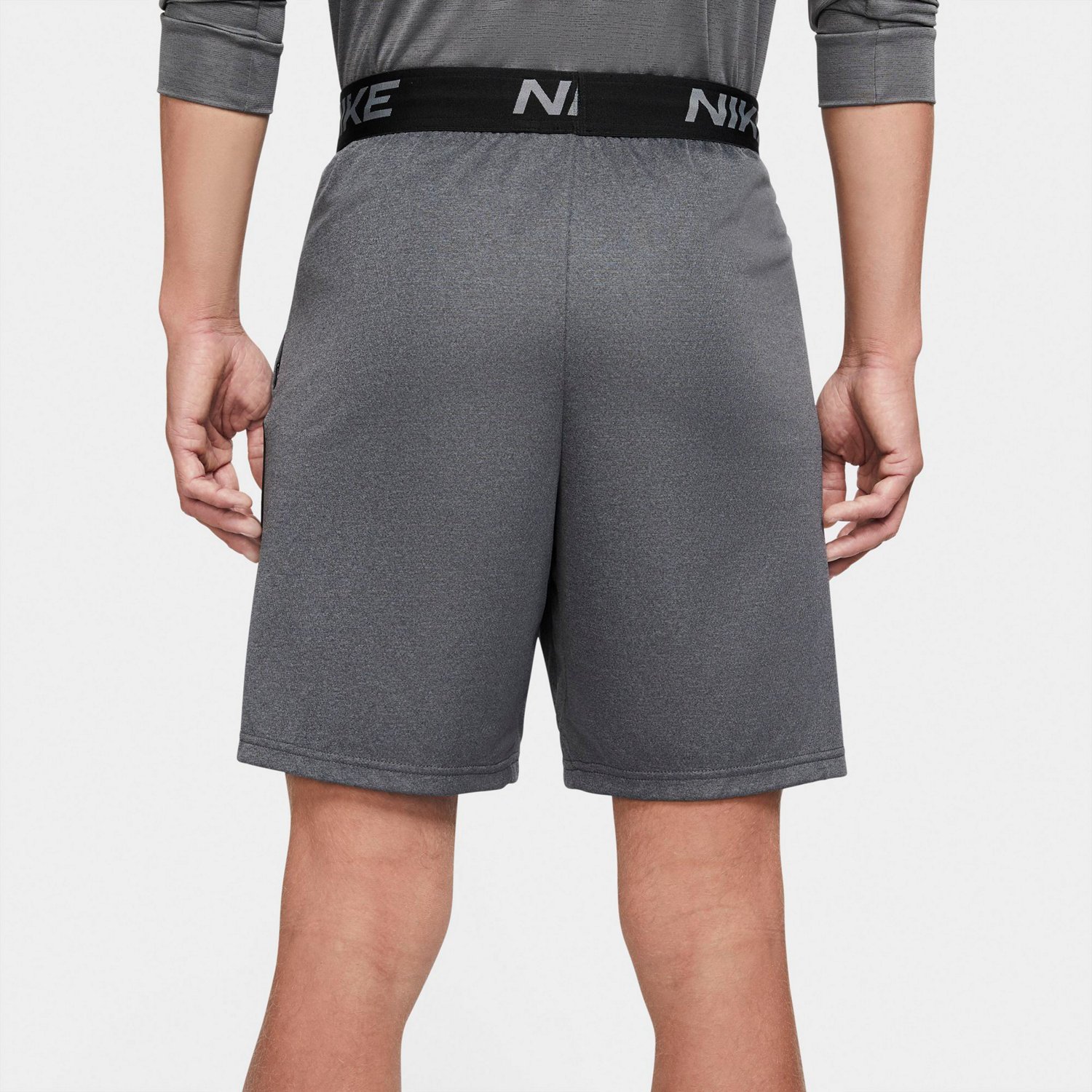 Nike Men's DriFIT Veneer Knit Training Shorts Academy