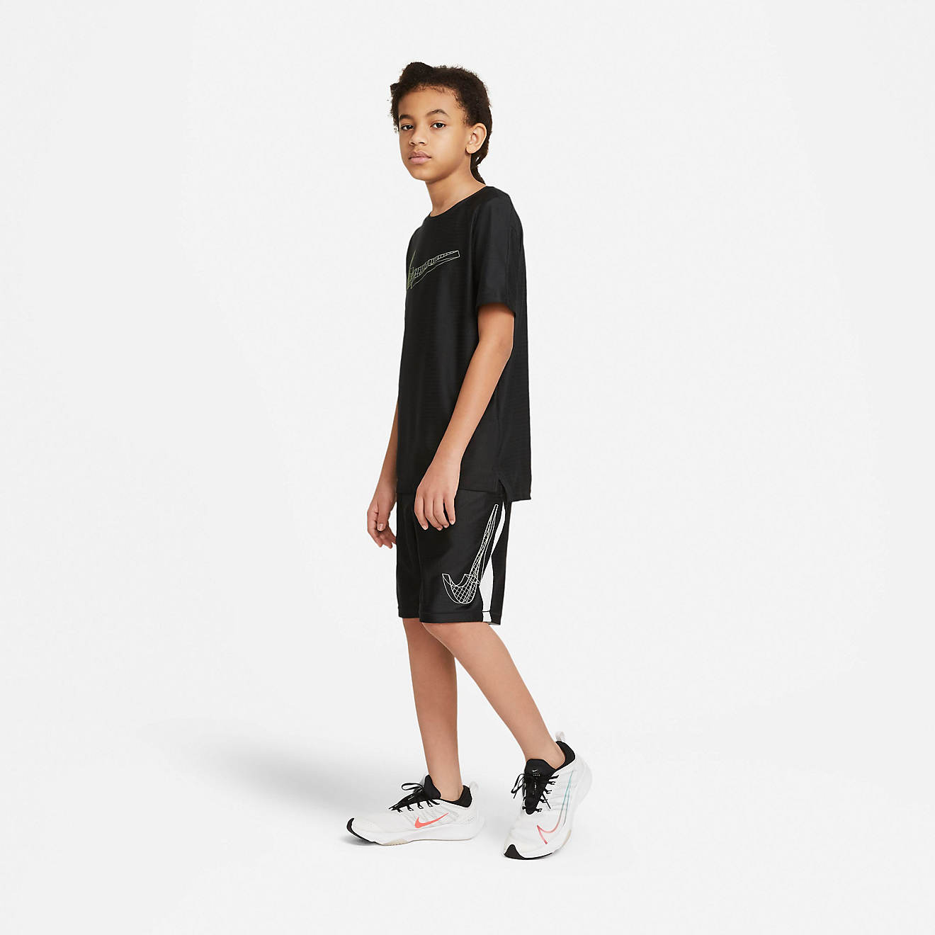 Nike Boys' BRTHE Graphic Short Sleeve Training T-shirt                                                                           - view number 1