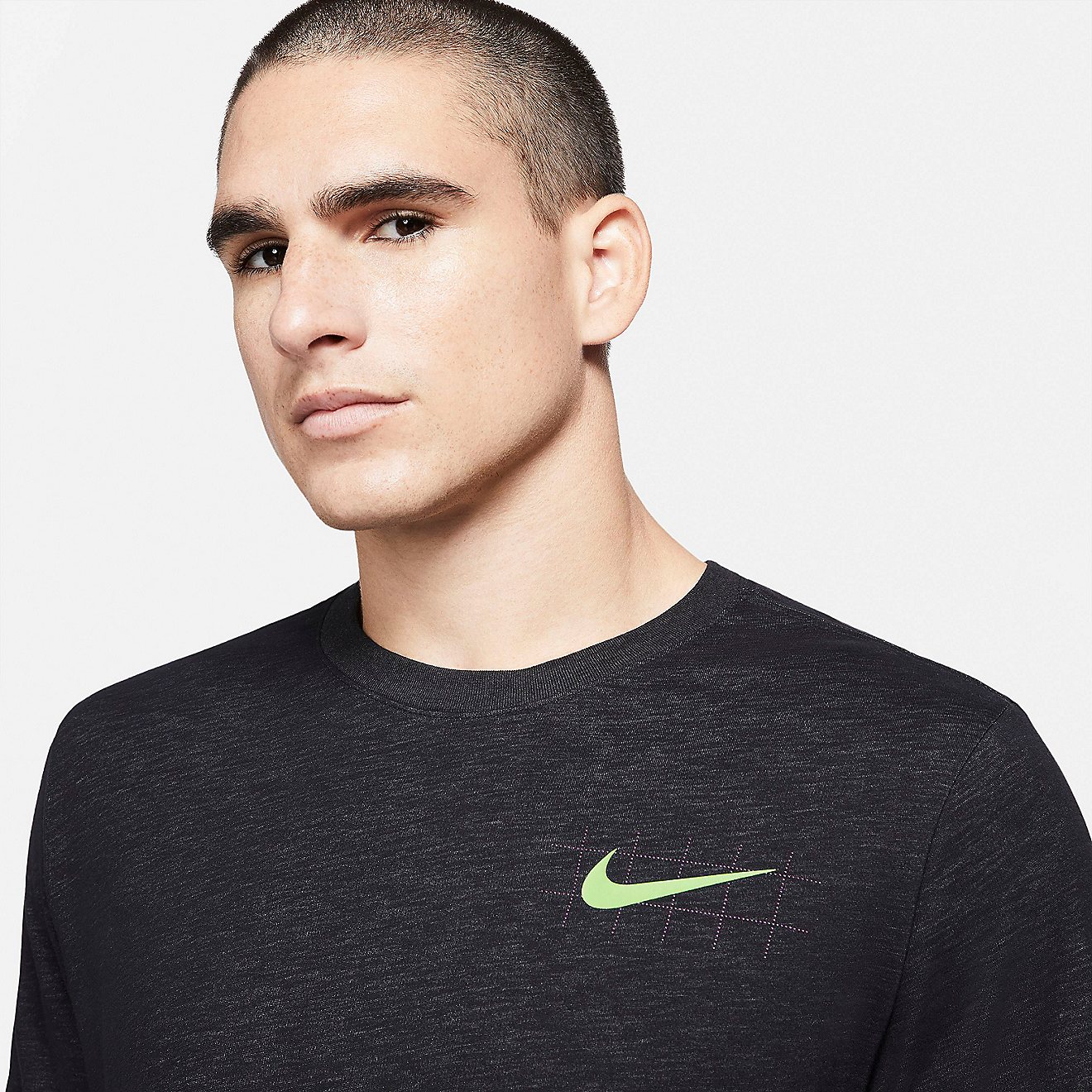 Nike Men's Dri-FIT Slub Seasonal Graphic Long Sleeve T-shirt                                                                     - view number 4